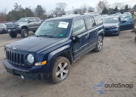 2016 Jeep Patriot High Altitude Edition z USA, uszkodzony, nr VIN 1C4NJRFB4GD639579